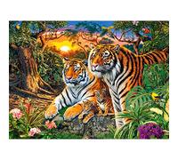 Puzzle 2000 pièces : Famille Tigres