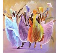 Puzzle 2000 pièces - Femme africaine qui danse - Puzzle pour adultes et enfants de 12 ans et plus. Puzzle divertissant et stimulant pour des heures de plaisir en famille. 70 x 100 cm