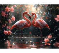Puzzle 2000 Pieces Flamants Roses Puzzle Bois Fleur de Cerisier n-312 | Puzzles Défiants Jeu éducatif, Jeu D'Adresse Pour Toute La Famille, Activité Familiale Parfaite, Idee Cadeau