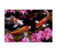 Puzzle 2000 Pieces Fleur 99x70cm Puzzle Adulte Poisson de Qualité, Colorés, Supérieure Défi éducatif Jouets pour Familial Les Soirées de Jeu pour Cadeau Femme Homme Decoration Noel Chambre I-33