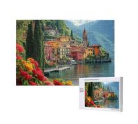 Puzzle 2000 Pieces Fleur Grand Puzzle Classiques en Bois pour Adultes, Jeux Amusants/Colorés/Impossible/Difficiles, Cadeau d'anniversaire de Festivals pour la Famille Amis Cadeaux, Paysage M-800