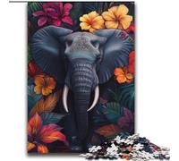 Puzzle 2000 pièces Fleurs d'éléphant pour Adultes et Adolescents, pour Un Moment de détente à la Maison. Chaque pièce est Unique - Jeu Familial Stimulant (70x100cm)