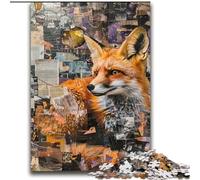 Puzzle 2000 pièces Fox Graffiti pour Adultes et Adolescents, Jeux éducatifs à Faire soi-même avec Affiche et fiche de Questions Assorties (14 Ans et Plus) (70x100cm)