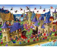 Puzzle 2000 pièces - François Ruyer - Fête des Sorcières au Château