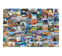 Puzzle 2000 pièces : Globe-trotteur : Monde Eurographics G