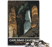 Puzzle 2000 pièces Grottes de Carlsbad pour Adultes et Adolescents, Jouet éducatif Anti-Stress, idéal comme Cadeau pour Toute la Famille (2000 pièces, 70x100cm)
