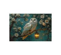 Puzzle 2000 Pieces Hibou Puzzle 2000 Pieces Adultes Fleur, DIY Bois Puzzles Adulte avec Boîte en Papier Coloré, Puzzles Classiques 70 x 100 CM pour Soulager Le Stress Decoration Murale LZPT-01742