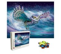 Puzzle 2000 Pièces Hibou, Puzzle Adulte Bois, Impossible Classique Jigsaw Puzzles Animal, Jeu D'adresse pour Toute la Famille, Puzzles Coloré Jeu de Ponte, Decoration et Cadeau 99.5 X 70.5 cm 8p-93
