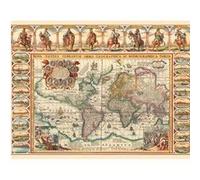 Puzzle 2000 pièces : Historique Carte du Monde Dino G