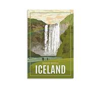 Puzzle 2000 pièces Islande Cascade de Skogafoss, Puzzles stimulants, Jeu de Puzzle pour Toute la Famille, Cadeaux pour Hommes, 100 x 70 cm