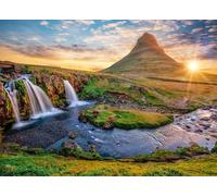 Bluebird Puzzle Cascade en Islande, Kirkjufellsfoss – 2000 pièces
