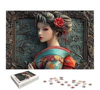 Puzzle 2000 Pièces Japon, Puzzle 2000 Pièces pour Adultes et Enfants à Partir de 14 Ans, Femme Puzzles Bois avec Une Boîte d'Emballage Exquise, Puzzles pour Décoration Murale, Idee Cadeau Femme, -6434