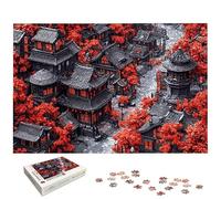 Puzzle 2000 Pièces Japon, Puzzle 2000 Pièces pour Adultes et Enfants à Partir de 14 Ans, Paysage Puzzles Bois avec Une Boîte d'emballage Exquise, Puzzles pour Décoration Murale, Cadeau Femme, -6756