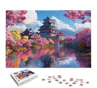 Puzzle 2000 Pièces Japon, Puzzle 2000 Pièces pour Adultes et Enfants à Partir de 14 Ans, Paysage Puzzles Bois avec Une Boîte d'emballage Exquise, Puzzles pour Décoration Murale, Cadeau Femme, -6732