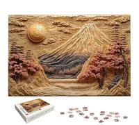 Puzzle 2000 Pièces Japon, Puzzle 2000 Pièces pour Adultes et Enfants à Partir de 14 Ans, Paysage Puzzles Bois avec Une Boîte d'emballage Exquise, Puzzles pour Décoration Murale, Cadeau Femme, -5330