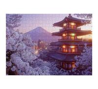 Puzzle 2000 Pieces Japon, Puzzles Classiques, 100 x 71 cm, Décoration -4375 | en Bois, 2 mm d'épaisseur, avec Boîte et Poster, Accessoires Complets, Décoration Chambre / Salon, Cadeau Femme / Homme