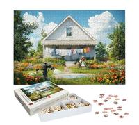 Puzzle 2000 Pièces Jardin, Puzzle 2000 Pièces Adultes et Enfants, Puzzles Bois avec Une Boîte d'emballage Exquise, Jeu Éducatif Puzzles Paysage, Decoration Maison, Cadeau Femme, Cadeau Homme, -6953