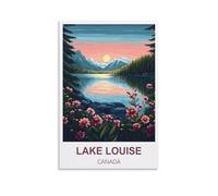 Puzzle 2000 pièces, Lac Louise Canada, Puzzle pour Adultes 2000 pièces, Puzzle Classique pour Adolescents, garçons et Filles, 100 x 70 cm