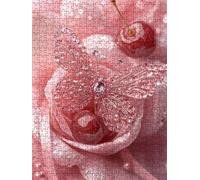 Puzzle 2000 Pièces, Le Papillon Cerise Adultes Puzzle, Classique Jigsaw Puzzles, Défi Impossible, Jeu D'adresse pour Toute la Famille, Jeu Éducatif Puzzles, Décoration de la Maison DX0YL4-1025