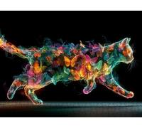 Puzzle 2000 Pieces, Le RêVe du Chat Puzzle Adultes, Puzzles Bois avec Une Boîte d'emballage Exquise, Impossible Classique Jigsaw, Jeu Éducatif Puzzles, Décoration Murale Cadeau Unique R5KH-574