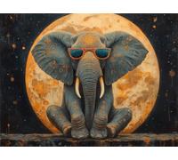 Puzzle 2000 Pieces Les éléphants Puzzle Adulte 99x70cm, Lune, n-66 | Puzzles Défiants Jeu éducatif, Jeu D'Adresse Pour Toute La Famille, Activité Familiale Parfaite, Idee Cadeau