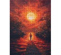 Puzzle 2000 Pièces, l'homme du Soleil Adultes Puzzle 2000, Jeu Éducatif Puzzles, Classique Jigsaw Puzzles, Défi Impossible, Jeu D'adresse pour Toute la Famille, Décoration de la Les Murs FNKL4-974