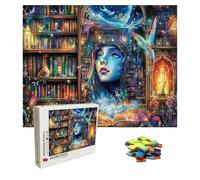 Puzzle 2000 Pièces Librairie, Puzzle Adulte Bois, Impossible Classique Jigsaw Puzzles rêve, Jeu D'adresse pour Toute la Famille, Puzzles Coloré jeu de Ponte, Decoration et Cadeau 99.5 X 70.5 cm 8p-633