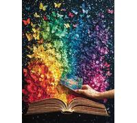 Puzzle 2000 Pièces, Livres en Couleur Adultes Puzzle, Classique Jigsaw Puzzles, Défi Impossible, Jeu D'adresse pour Toute la Famille, Jeu Éducatif Puzzles, Décoration de la Maison DX0YL4-122