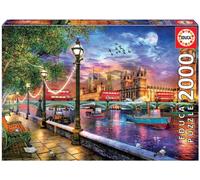 Puzzle 2000 pièces : Londres au coucher du soleil - EDUCA