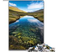 Puzzle 2000 pièces Magnifiques Montagnes et Lacs pour Adultes et Adolescents, Assemblage de Motifs Amusant à la Maison, Cadeau d'anniversaire, Cadeau de Voyage (70x100cm)