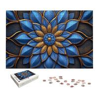 Puzzle 2000 Pièces Mandala, Puzzle 2000 Pièces pour Adultes et Enfants à Partir de 14 Ans, Fleur Puzzles Bois avec Une Boîte d'emballage Exquise, Puzzles pour Décoration Murale, Cadeau Femme, -7010