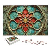 Puzzle 2000 Pièces Mandala, Puzzle 2000 Pièces pour Adultes et Enfants à Partir de 14 Ans, Fleur Puzzles Bois avec Une Boîte d'emballage Exquise, Puzzles pour Décoration Murale, Cadeau Femme, -7368