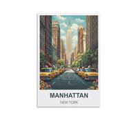 Puzzle 2000 pièces, Manhattan New York, Puzzle Classique 3D à Monter soi-même, Jouet en Papier, Cadeau Unique, Culture résidentielle, 100 x 70 cm