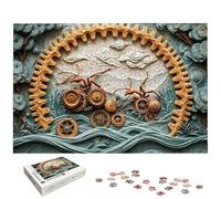 Puzzle 2000 Pièces Mécanique, Puzzle 2000 Pièces pour Adultes et Enfants à Partir de 14 Ans, Fourmi Puzzles Bois avec Une Boîte d'Emballage Exquise, Puzzles pour Décoration Murale, Cadeau Femme, -7300