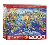 EuroGraphics - 8220-5343 - Puzzle Crazy World - 2000 pièces
