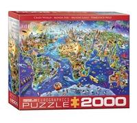 EuroGraphics Puzzle Crazy World (8220-5343) – 2000 pièces