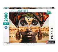 Nathan - Puzzle 2000 pièces - Adama - Julien Durix - Adultes et Enfants dès 14 Ans - Puzzle de qualité supérieure - Collection Artiste - 12001617