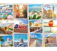 Puzzle 2000 pieces Nice, Côte d'Azur, Adultes et enfants des 14 ans, Collection Urbain, France, 12001613, Nathan