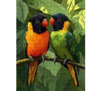 Puzzle 2000 Pièces, Oiseaux ColoréS Adultes Puzzle 2000, Classique Jigsaw Puzzles, Jeu Éducatif Puzzles, Défi Impossible, Jeu D'adresse pour Toute la Famille, Décoration de la Les Murs BXHZW4-113