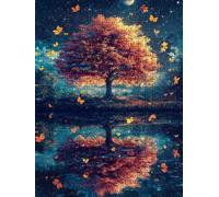 Puzzle 2000 Pièces, Papillons du Lac Adultes Puzzle 2000, Classique Jigsaw Puzzles, Jeu Éducatif Puzzles, Défi Impossible, Jeu D'adresse pour Toute la Famille, Décoration de la Les Murs BXHZW4-372