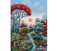 Puzzle 2000 pièces : Paradis de la faune jardin exotique Heye G