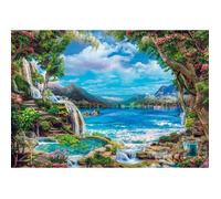 Clementoni - Puzzle 2000 pièces Paradis sur Terre - Haute Qualité