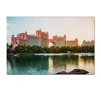 Puzzle 2000 pièces Paradise Island Bahamas, Souvenir de Voyage, 100 x 70 cm