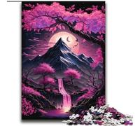 Puzzle 2000 pièces Paysage Japonais Néon pour Adolescents, Jouets addictifs pour la décoration de la Maison (70x100cm)
