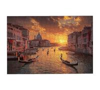 Puzzle 2000 Pieces Paysage, Puzzle 2000 Pièces Adultes Venise, Puzzles en Bois pour Adultes Jeux Educatifs, Puzzles avec Une Boîte d'emballage Exquise Cadeau Femme, Tableau Decoration Murale -3088