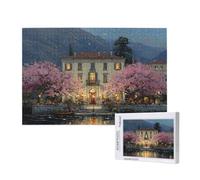 Puzzle 2000 Pièces Paysage Puzzle Maisons,Puzzles Bois Adulte avec Boîte Cadeau,Loisirs Créatifs Adultes DIY Activite Manuelle,Cadeau Anniversaire Homme Femme,Décoration Intérieure,99x70cm,p224t