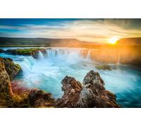 Puzzle 2000 pièces Paysage Puzzles pour Adultes 2000 pièces Nature, Cascade, Islande 70x100CM