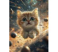 Puzzle 2000 Pièces, PlanèTe Chatte Adultes Puzzle 2000, Classique Jigsaw Puzzles, Jeu Éducatif Puzzles, Défi Impossible, Jeu D'adresse pour Toute la Famille, Décoration de la Les Murs BXHZW4-964