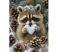 Puzzle 2000 Pièces, Pomme De Pin éCureuil Adultes Puzzle, Classique Jigsaw Puzzles, Défi Impossible, Jeu D'adresse pour Toute la Famille, Jeu Éducatif Puzzles, Décoration de la Maison DX0YL4-868