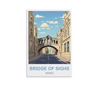 Puzzle 2000 pièces Pont des Soupirs Venise Puzzles pour Adultes Œuvre d'art Maison Décoration Murale Puzzle Stimulant pour Jeux en Famille 100x70CM